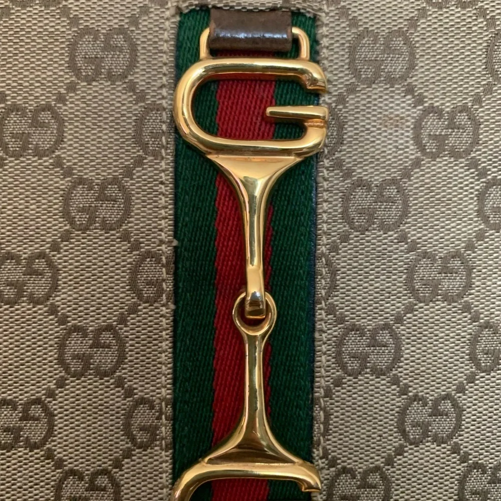 Rare !!! 🔥🔥 Gucci Horsebit Monogram GG shoulder bag - Picture 2 of 15